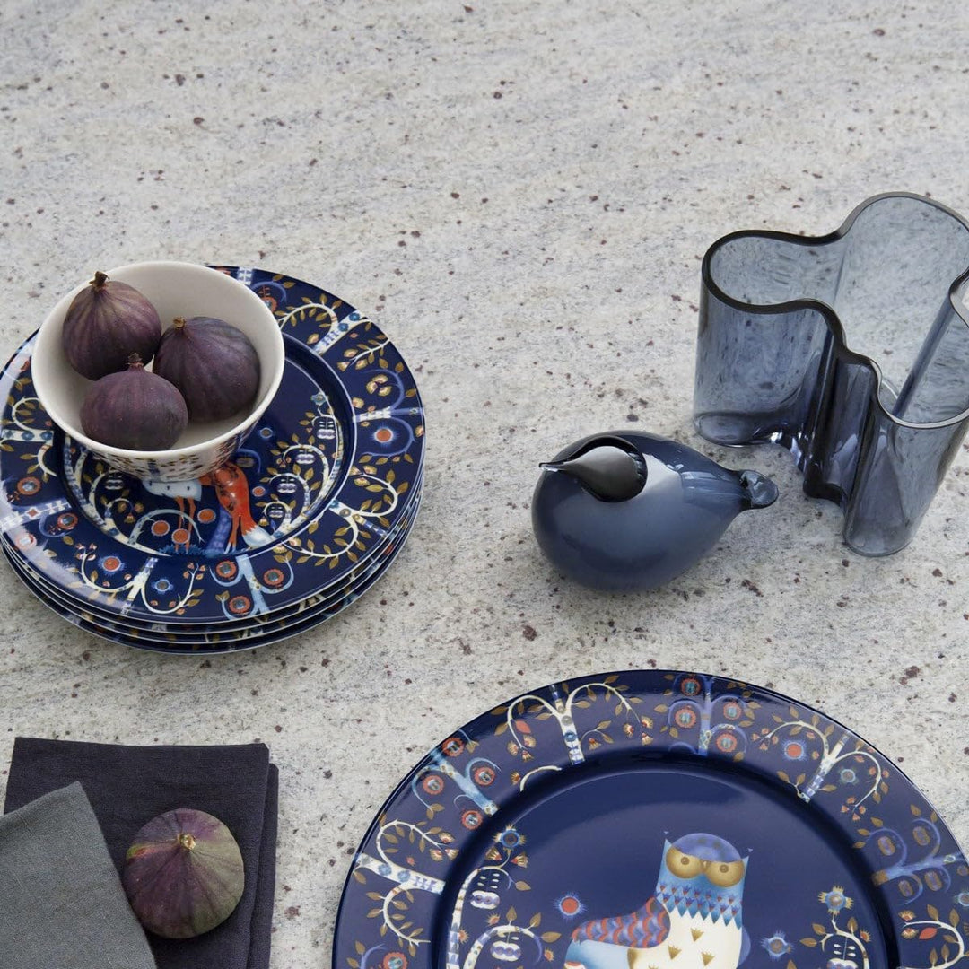 Iittala Birds by Toikka Kuulas regenblau 140 x 90 mm 14 x 9 x 10 cm Blau, 14 x 9 x 10 cm Blau