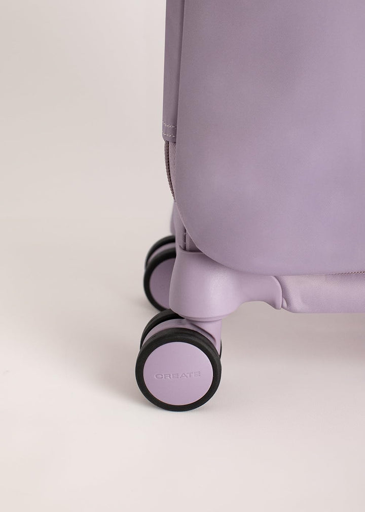 CREATE / Luggage Studio Soft/Set S und M Polyester Soft Koffer Violett/TSA Vorhängeschloss, 4 doppel