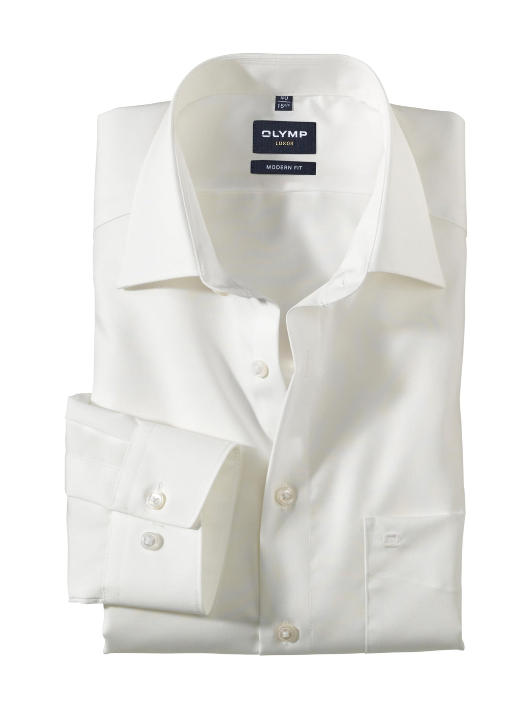 Olymp Luxor Modern Fit Hemd Kurze Ärmel 37 Beige 21, 37 Beige 21