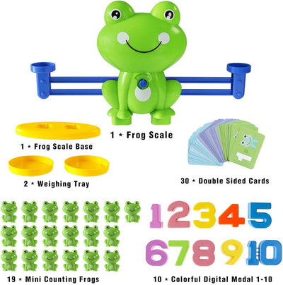 Montessori Mathematik-Spielzeug, Mathematik, Lernspielzeug, Math-Spielzeug, Frosch, Mathblock, Digit