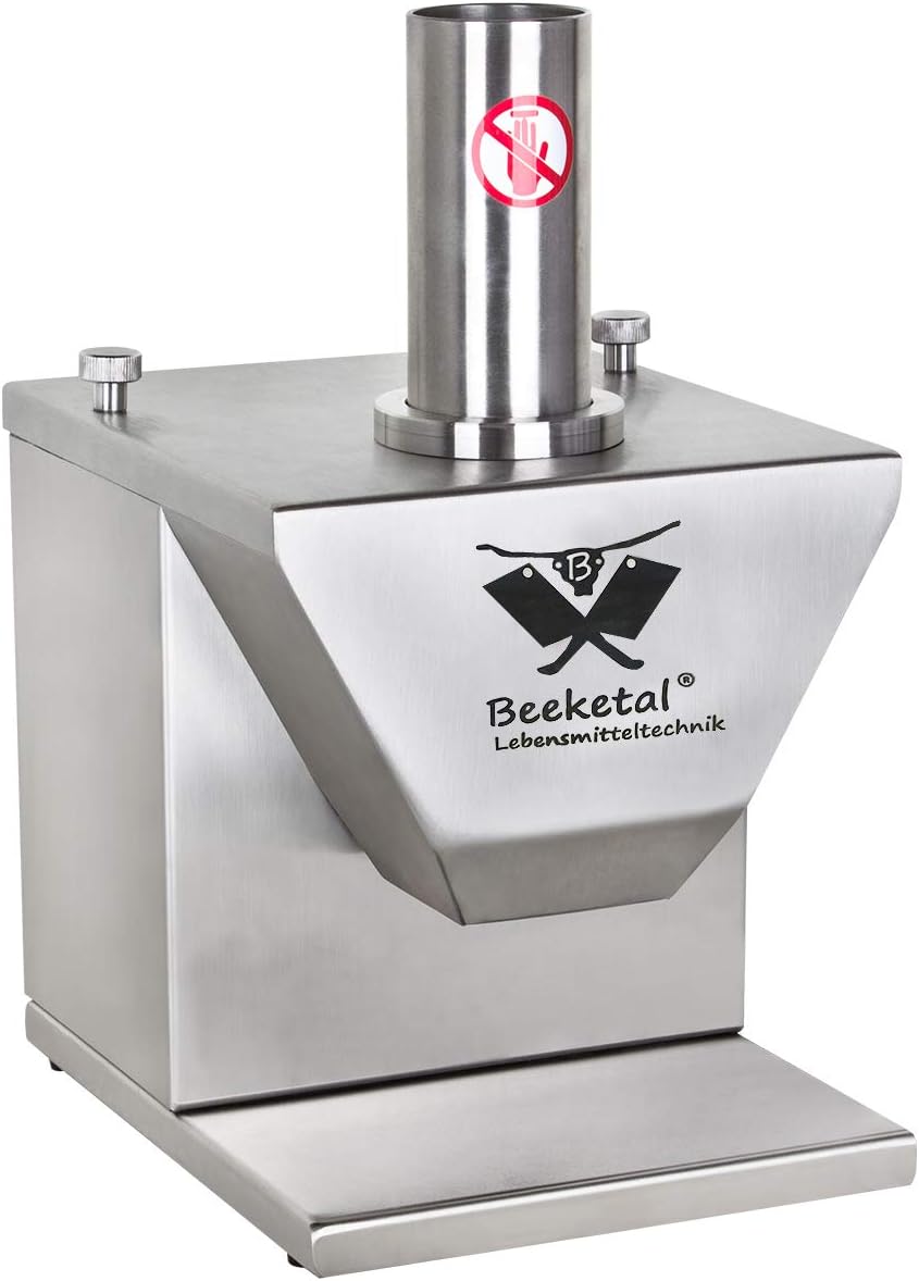 Beeketal 'CSB-3E' Profi Gastro Currywurst Schneider elektrisch mit Schnittstärkeneinstellung von 5-3