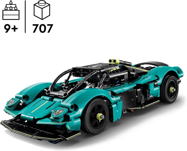 LEGO Technic Aston Martin Valkyrie Rennwagen Spielzeug - Modell-Bauset mit V12-Motor und aufklappbar