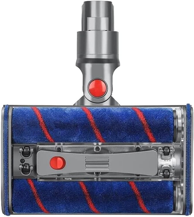 Trade-Shop Elektrische Doppel-Bürste/Turbobürste/Bodendüse/Parkettdüse mit 2 Softrollen für Dyson V7