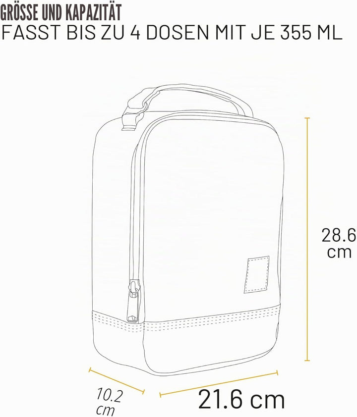 Carhartt Isolierter Lunch-Kühler für Männer und Frauen, vollständig isoliert, Mittagessen Pale für A