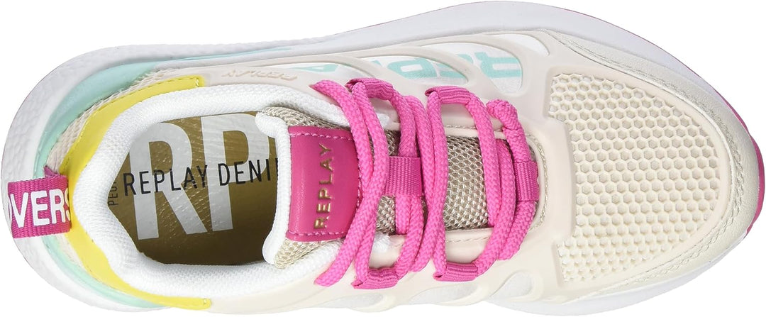 Replay Mädchen Gbs54 .000.c0004s Sneaker 38 EU Lt Beige Multi 31752, 38 EU Lt Beige Multi 31752