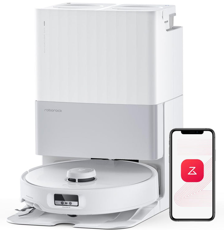 roborock Qrevo Edge Saugroboter mit Wischfunktion, Dual Anti-Tangle-System, AdaptiLift Chassis, 18.5