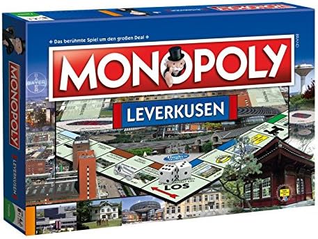 Winning Moves - Monopoly Leverkusen - Stadt Edition - Das Weltberühmte Spiel Um Grundbesitz Und Immo