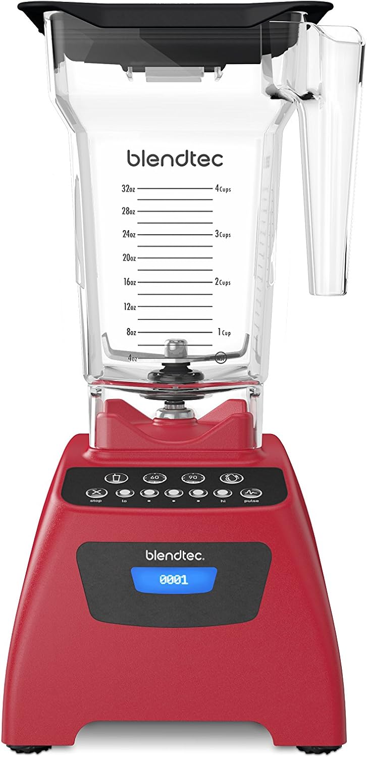 Blendtec C575B4119A-A1AP1A Classic 575 Hochleistungsmixer/Blender, 2.2 liters, Royal Rot Royal Rot S