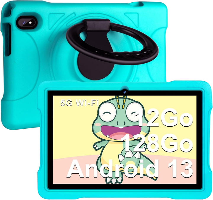 AOCWEI X700 Tablet 10 Zoll,Android 13 Tablet für Kinder,12GB RAM+128GB ROM,512GB erweitern,5GWiFi Ta
