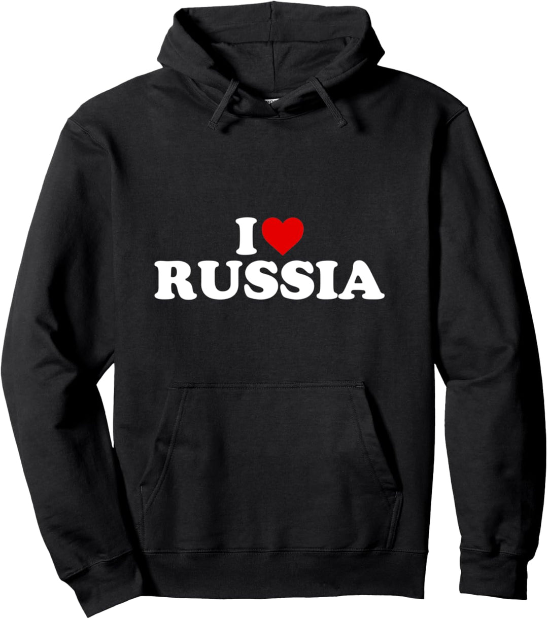 I Love Russia - Herz Pullover Hoodie