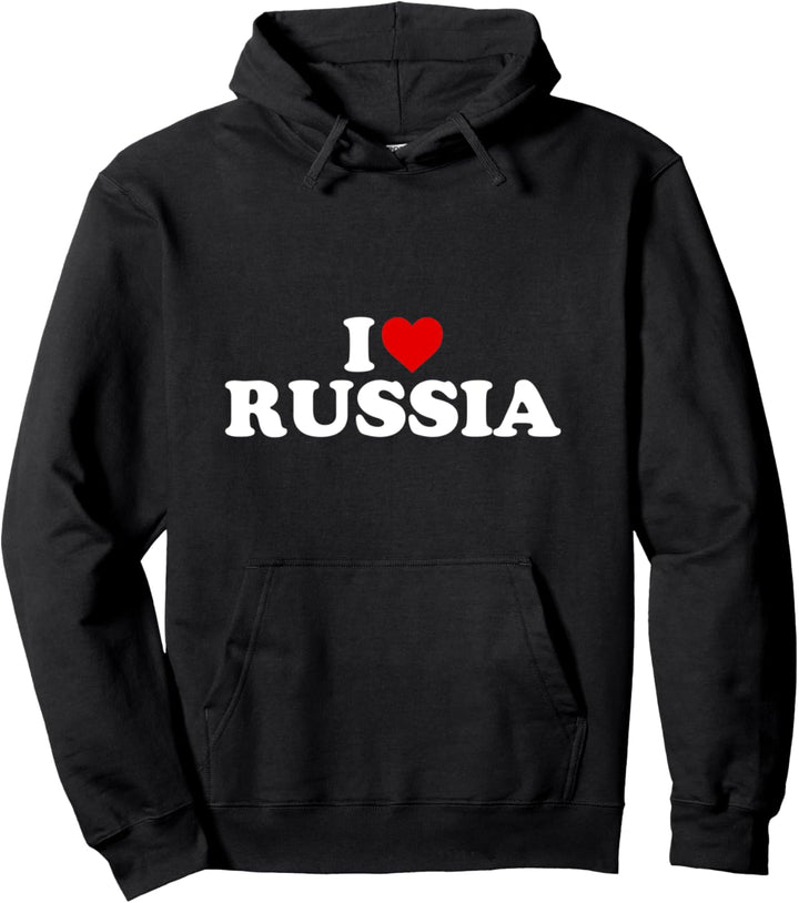 I Love Russia - Herz Pullover Hoodie