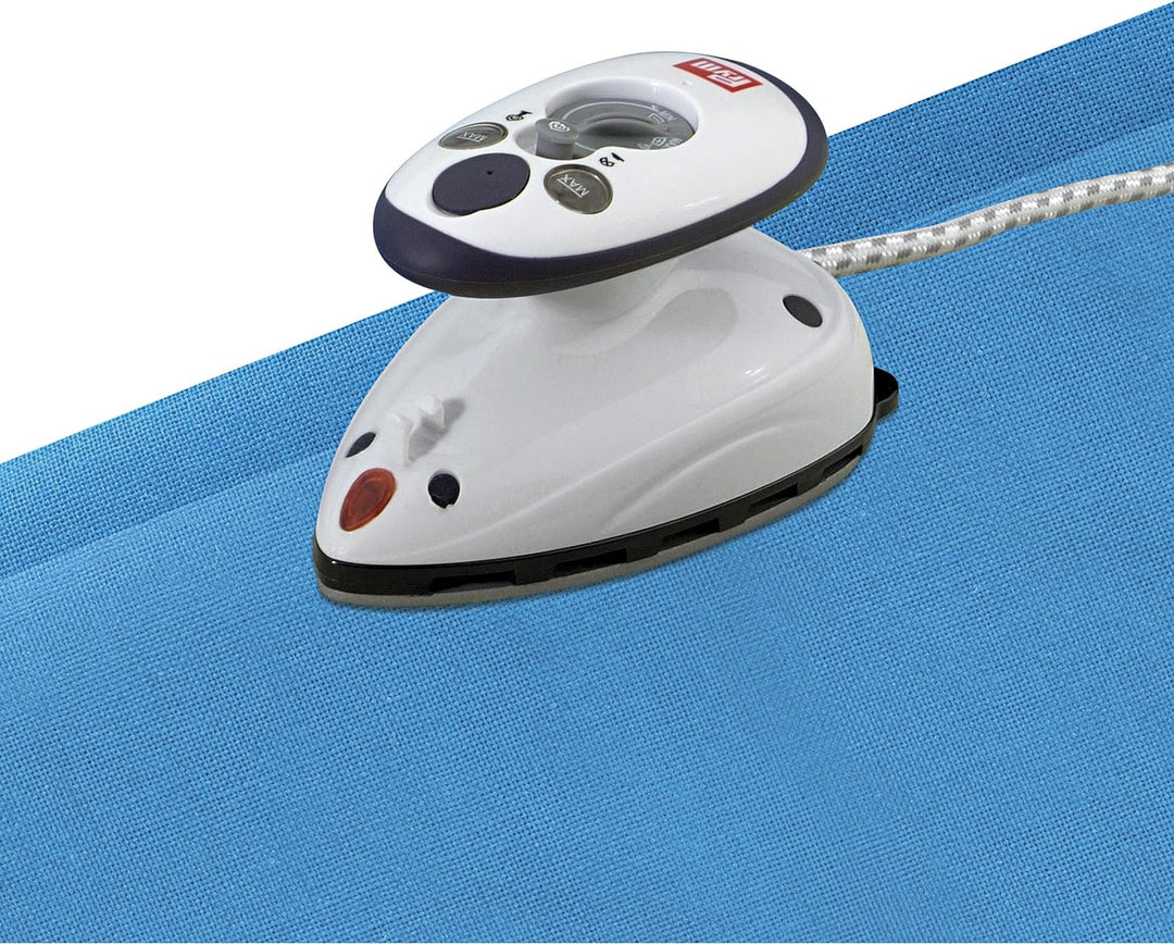 Prym 611915 Dampfbügeleisen Mini & Bügeleisen-Ablage Mini, Silikon, pflaumenblau, Plastik, 7 x 5 x 3