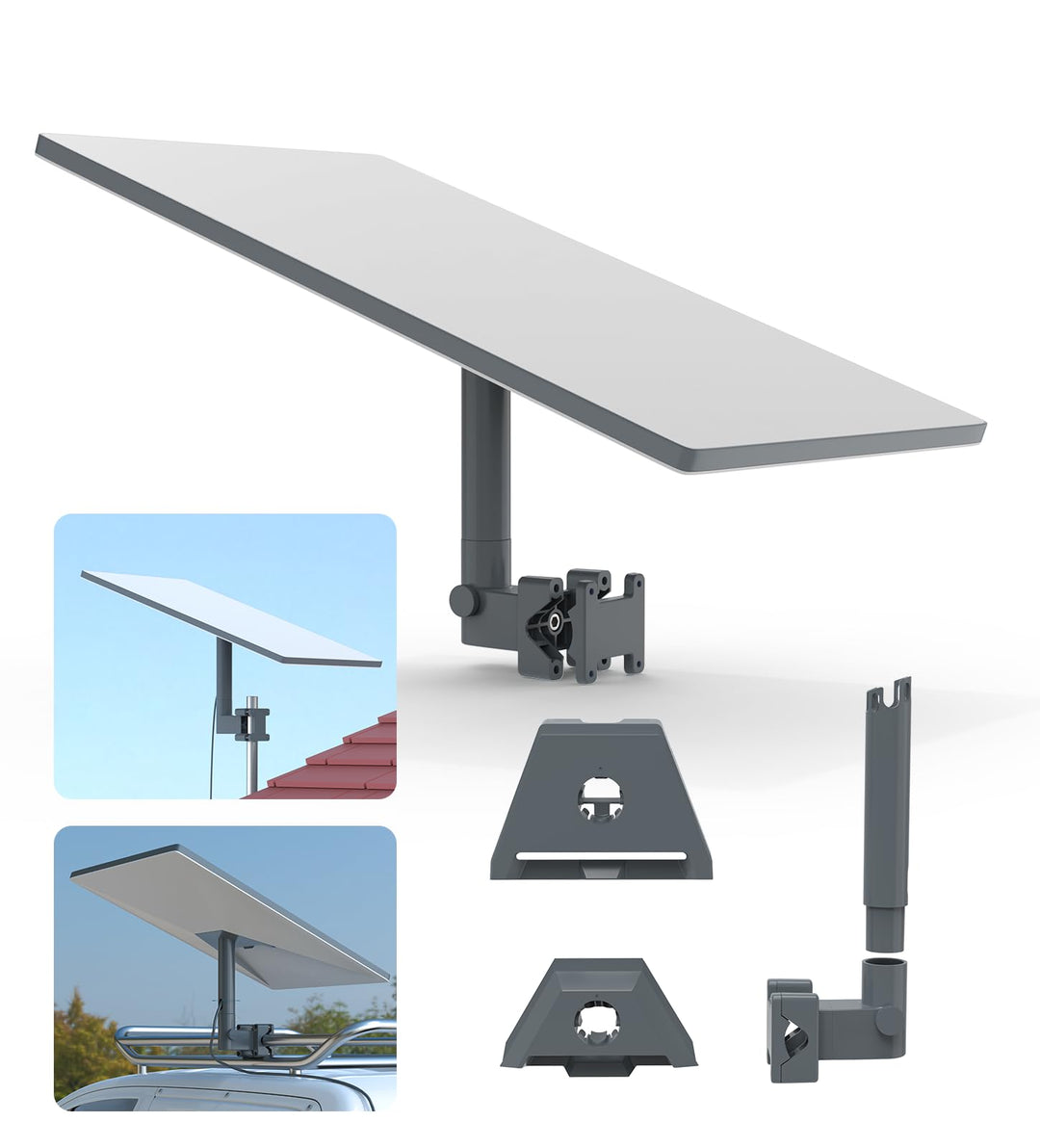 HOLACA Aufgerüstete Rv Ladder Halterung für Starlink Gen3/2,Starlink Mini, Stabiler Halt für Starlin