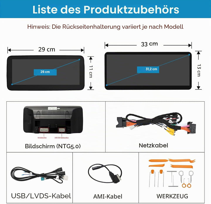 Autoradio 10,25 Zoll Touchscreen für 2016-2018 Mercedes Benz A GLA CLA Klasse W176 C117 X117 X156 mi