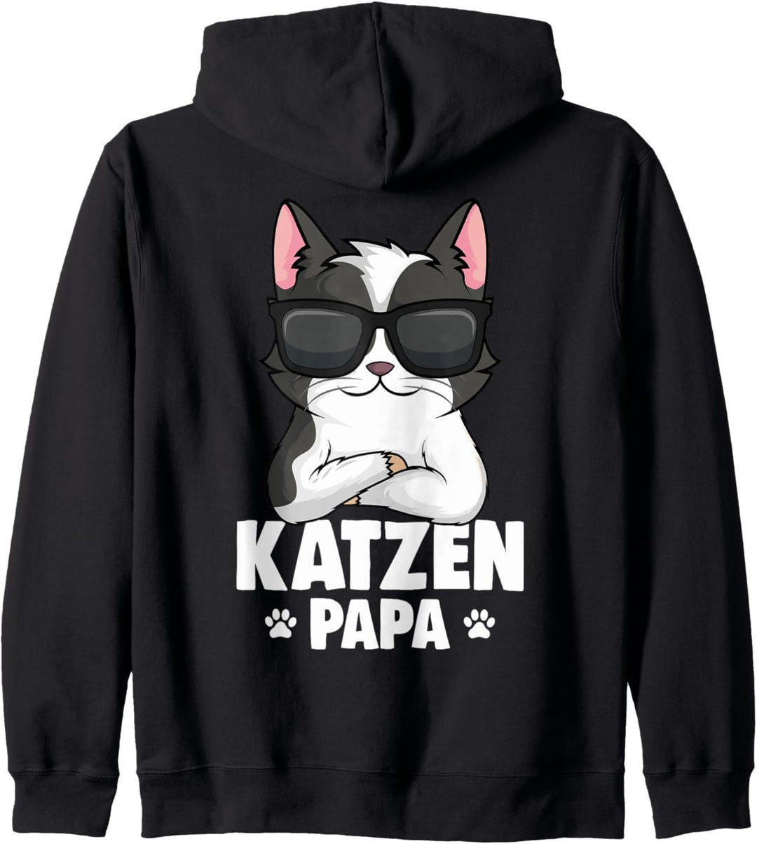 Katzen Papa Katze Kapuzenjacke