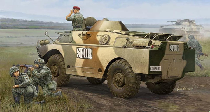 Trumpeter 05512 Modellbausatz Russian BRDM-2 /(Late)