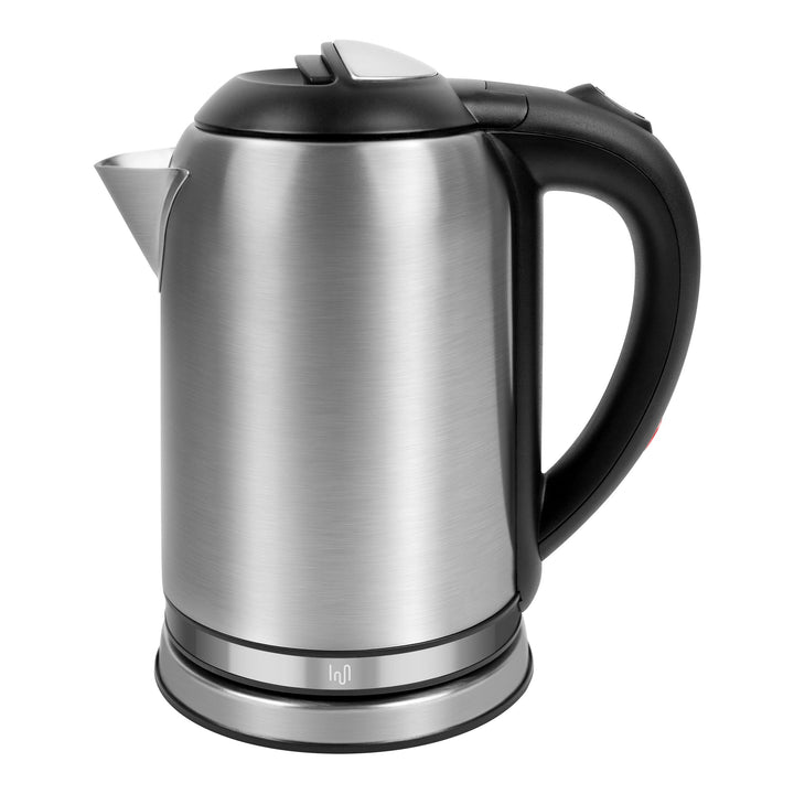Basics Wasserkocher, Wasserkocher Edelstahl 1L, Wasserkocher klein 1200W, Reisewasserkocher mit Troc