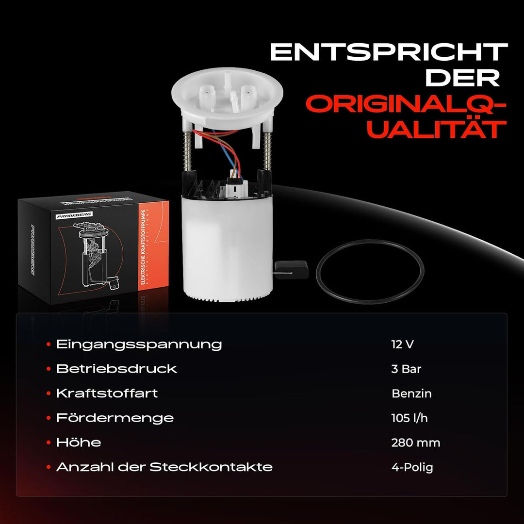 Kraftstoffpumpe Benzinpumpe für 1er E81 118i 130i E82 120i E87 118i E88 120i 3er E90 E91 E92 E93 318