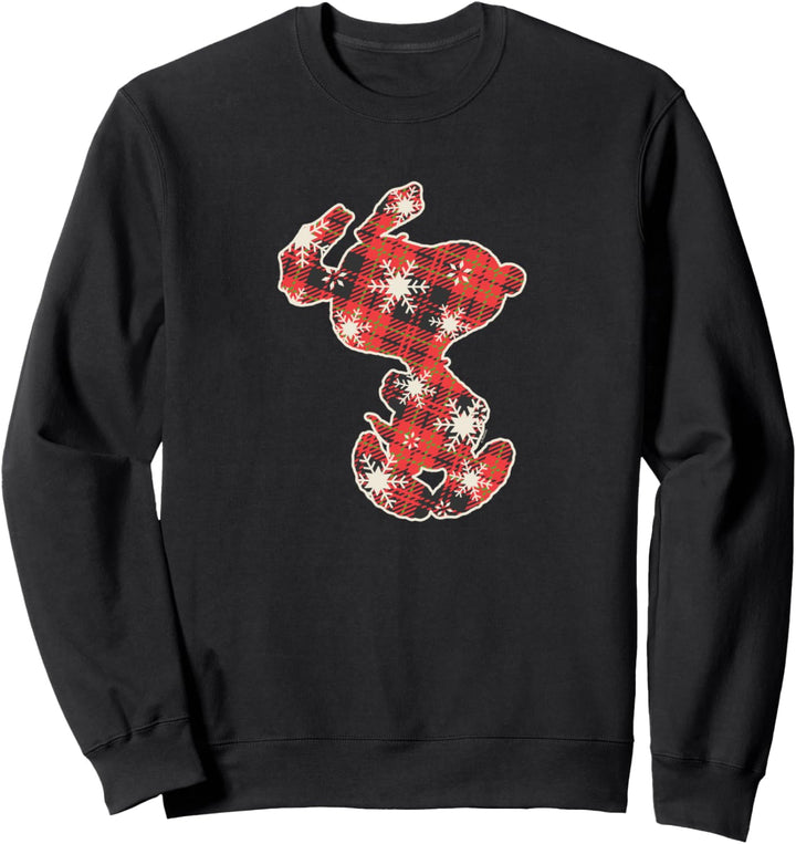 Peanuts Snoopy Feiertagsplaid Sweatshirt