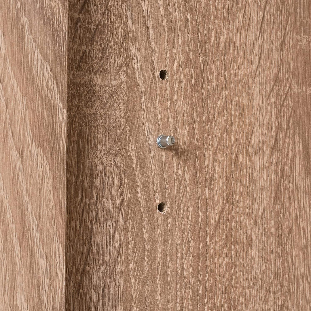Casaria® Kommode mit 2 Türen 2 Schubladen 70x75x35cm Holz Modern spiegelbarer Aufbau Schlafzimmer Bü