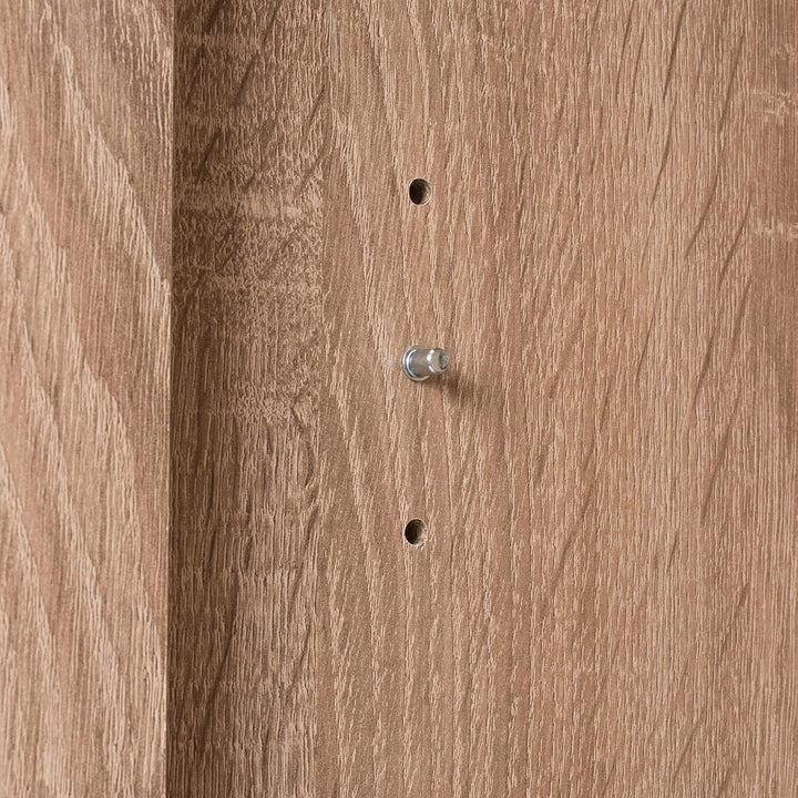 Casaria® Kommode mit 2 Türen 2 Schubladen 70x75x35cm Holz Modern spiegelbarer Aufbau Schlafzimmer Bü