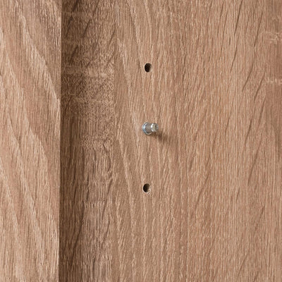 Casaria® Kommode mit 2 Türen 2 Schubladen 70x75x35cm Holz Modern spiegelbarer Aufbau Schlafzimmer Bü