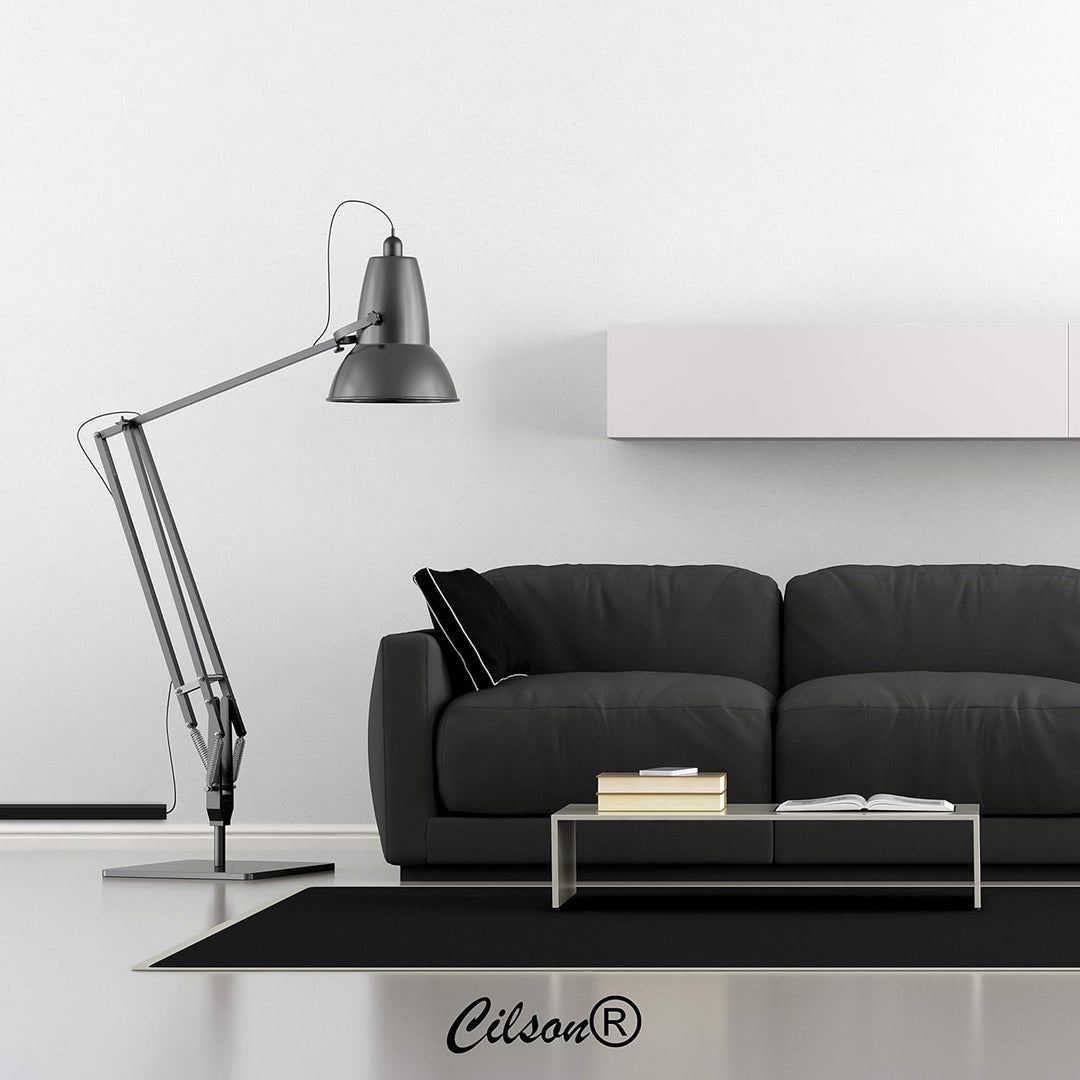 CILSON Kabelkanal 20 m | 20x 1 m Lang, 20x10 mm Breite x Höhe, Schwarz, Selbstklebend, Wand- und Dec