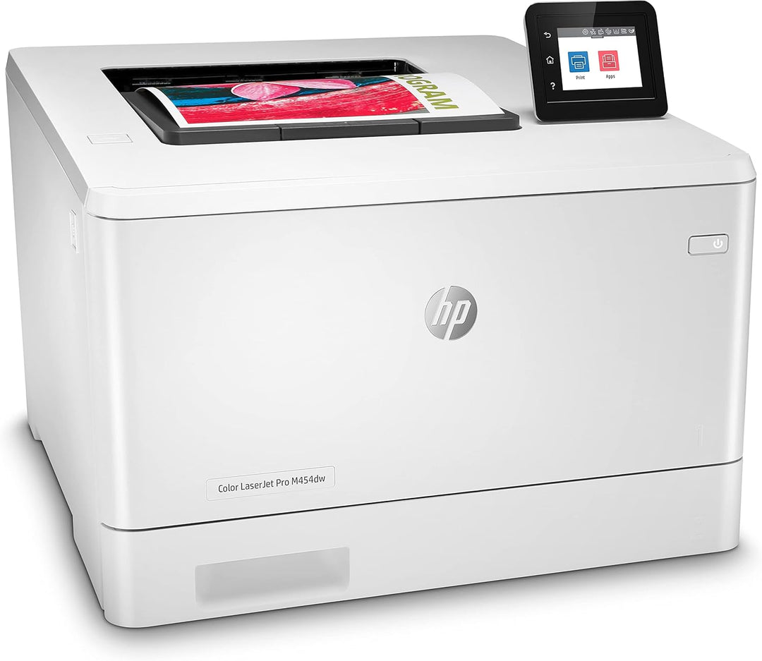 HP Color LaserJet Pro M454dw Farblaserdrucker (Laserdrucker, WLAN, LAN, Duplex, Airprint) weiss Druc