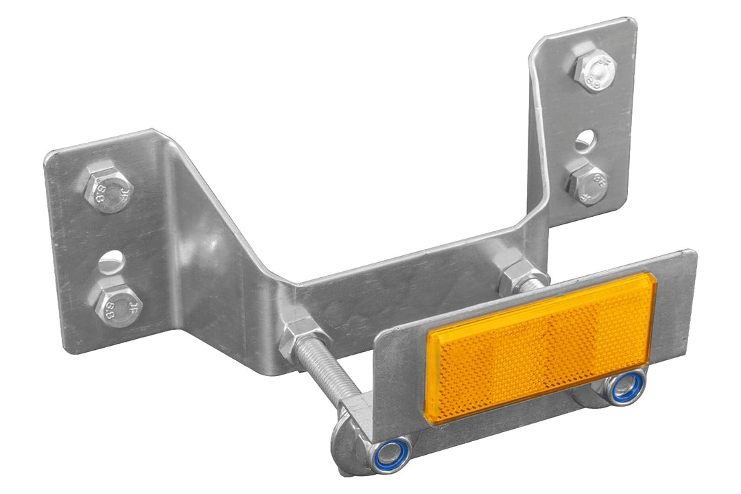 UNITRAILER Ersatzradhalterung für Garden Kipp Anhänger, 270 x 95 mm Halterung für 155/70 R13 Reserve