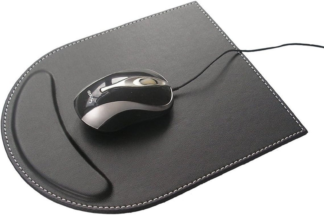 KINGFOM 4pcs Leder büro Schreibtisch Set- Inklusive Schreibtisch Organisator,Mauspad, Stifthalter mi