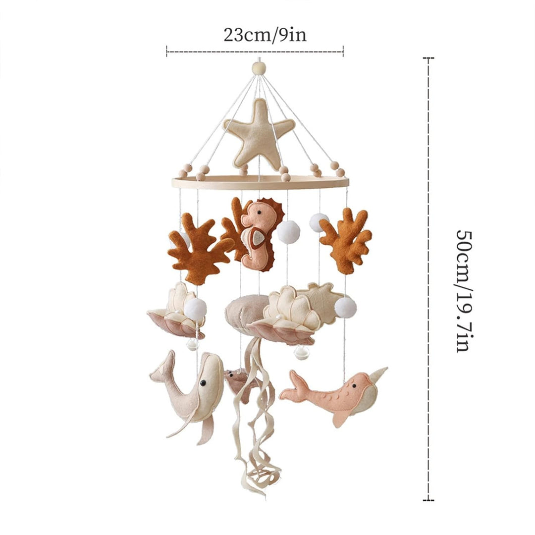 Mobile Baby Windspiele, Windspiel Rassel Babybett Mobile, Mädchen Bettglocke Anhänger Babybett Kinde