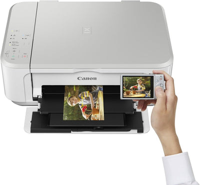 Canon PIXMA MG3650 Tintenstrahl-Multifunktionsdrucker Scanner Kopierer weiss, Weiss