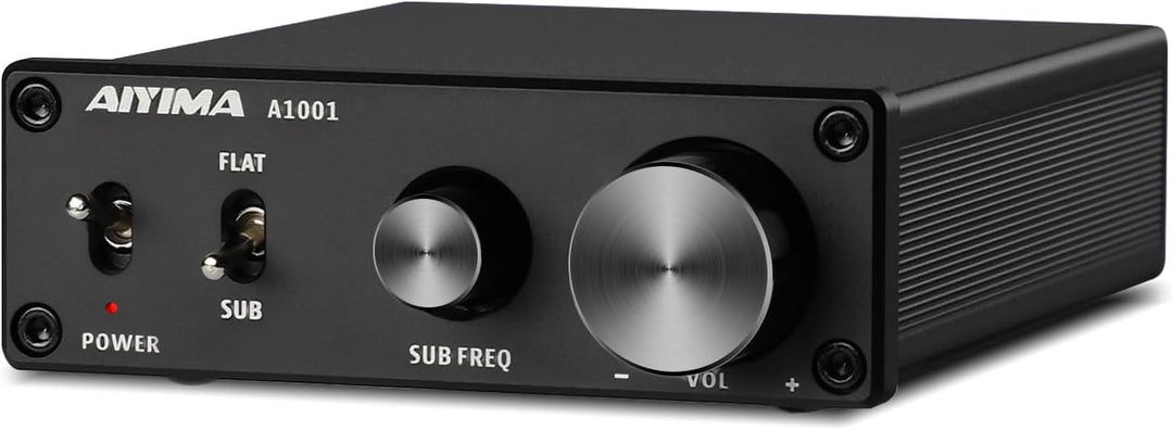 AIYIMA A1001Mono-Subwoofer-Verstärker 100W Klasse D HiFi Digital Power Audio-Verstärker AMP 100W Hei