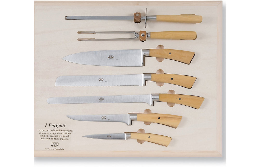 Coltellerie Berti Su Misura Tranchiermesser für die Küche, Magnetmesserhalter für geschmiedete Messe