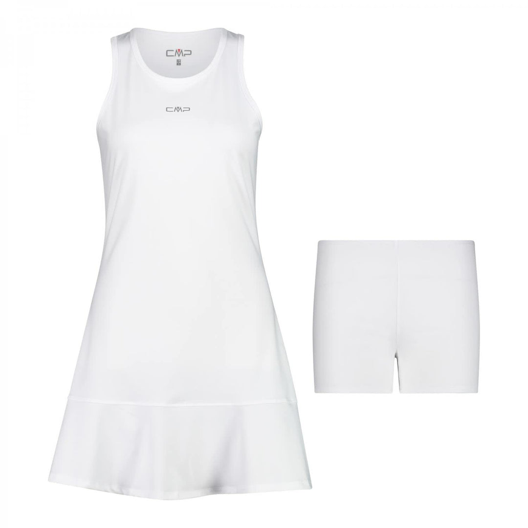 CMP Damen Tenniskleid für Damen Tenniskleid 40 Weiss, 40 Weiss