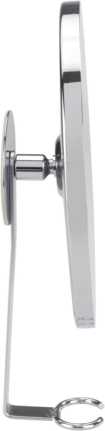 WENKO Turbo-Loc® Antibeschlagspiegel Edelstahl - beschlagfreier Duschspiegel, Rasierspiegel, Spiegel