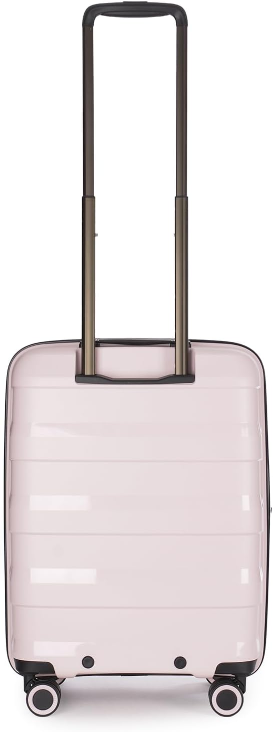 Stratic Straw + Hartschalen-Koffer Trolley Handgepäck Koffer klein Reisekoffer, nachhaltig, 4 Rollen