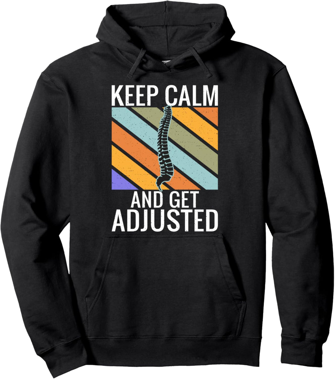 Bleiben Sie ruhig und erhalten Sie angepasste lustige Rücken Pullover Hoodie