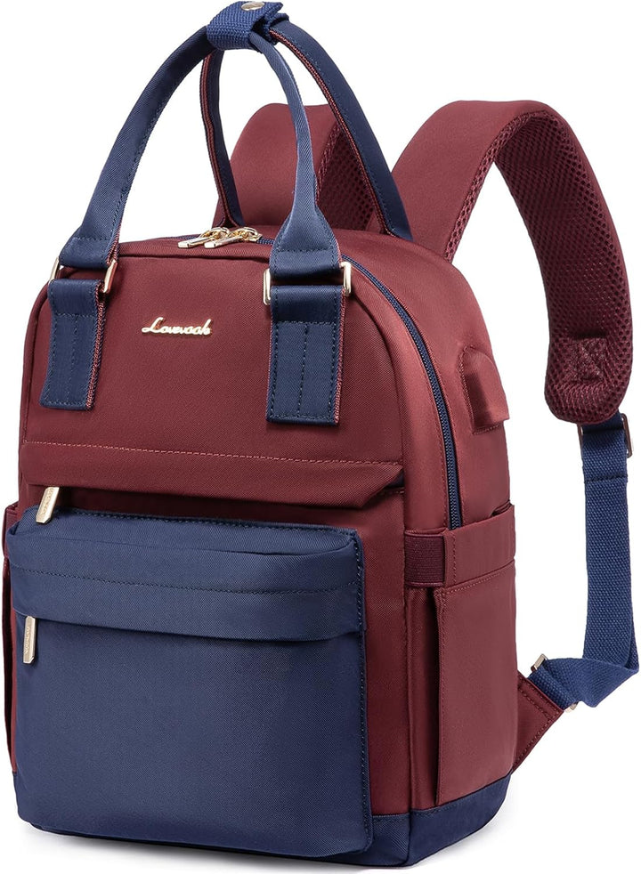 LOVEVOOK Rucksack Damen Klein, Wasserdicht Cityrucksack Handtasche 2 in 1, Mini Tasche Daypack Backp