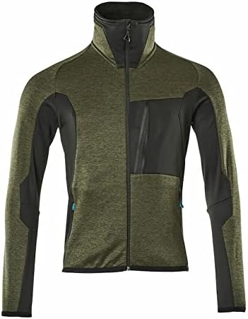 Mascot 17103-316-3309-3XL Fleecepullover Mit Reissverschluss Grösse in Moosgrün/Schwarz, 3XL, 3XL