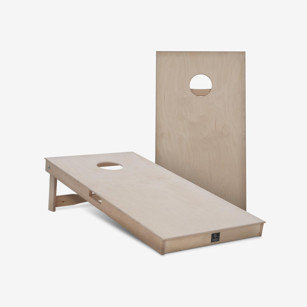 Gockel Original Cornole Starter Pack mit zwei Cornhole Boards - 120 x 60 cm - Birkensperrholz - Schw