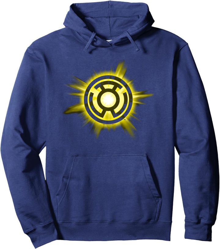 Green Lantern Yellow Glow Pullover Hoodie