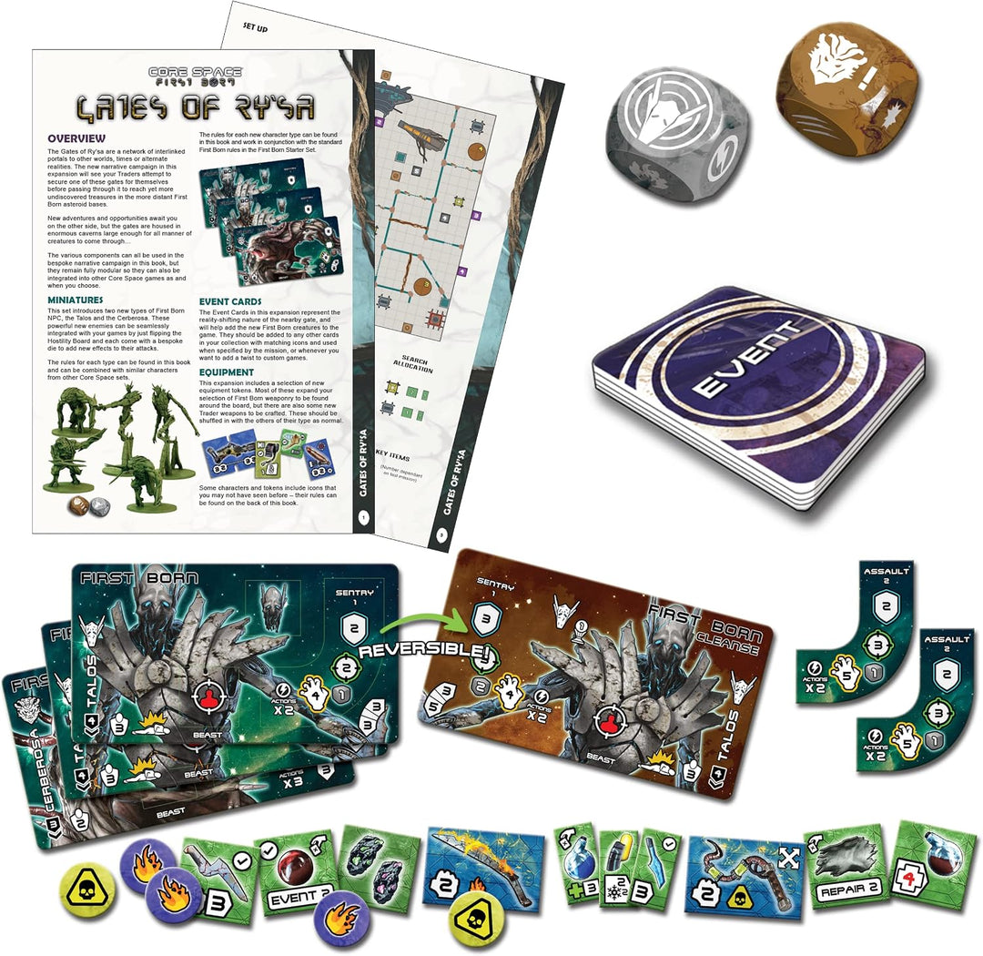 Battle Systems – Core Space First Born – Sci-Fi-Miniaturen-Brettspiel – Cyberpunk 28 mm Science-Fict