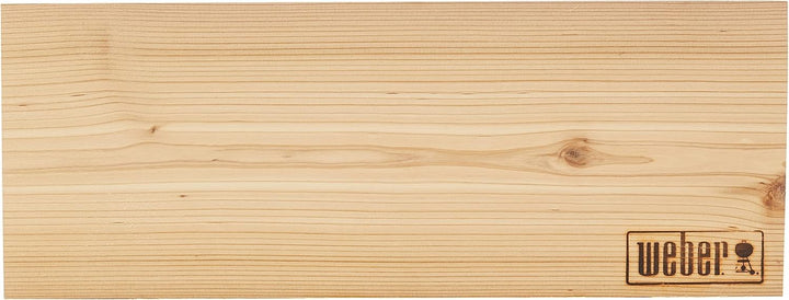 Weber Zendernholz Räucherbretter - Gross (40 x 15cm), 2er Pack, süsses, mildes Aroma, ideal für Käse