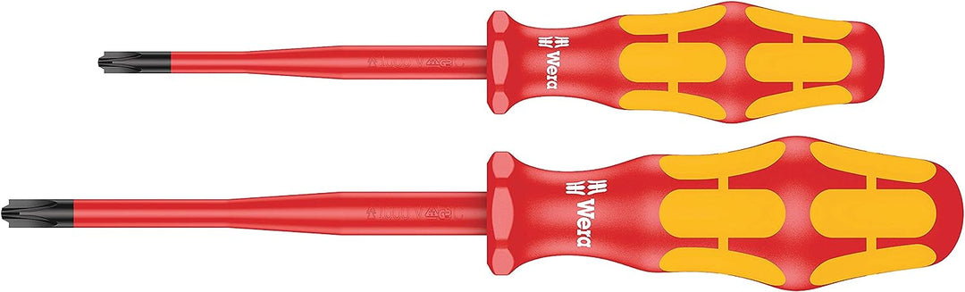 Wera 05006470001 165 iS PZ/S # 1 + 2, VDE-isolierter Schraubendrehersatz mit reduziertem Klingendurc