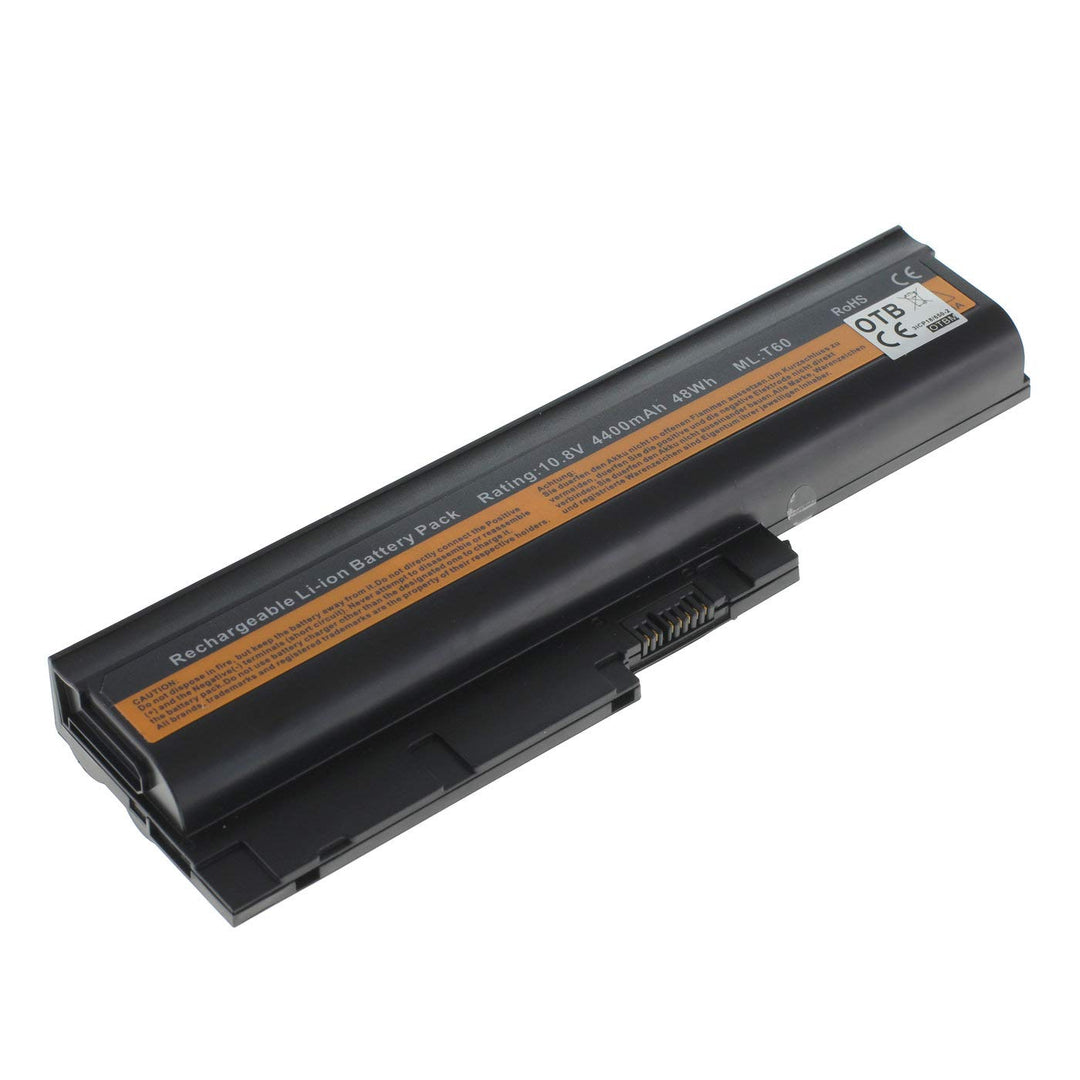 OTB Akku kompatibel zu IBM/Lenovo Thinkpad R60 / T60 / Z60m Li-Ion 4400mAh Schwarz