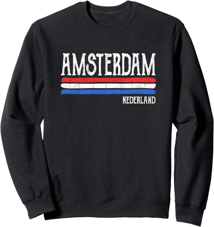 Vintage Amsterdam Niederlande Holland Niederländisch Sweatshirt
