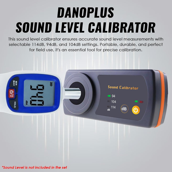 Klang Meter Dezibel Niveau Kalibrator Kalibrierung 114dB / 94dB / 104dB Kalibrierung Niveau für Scha