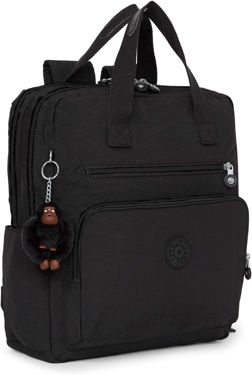 Kipling Audrie Rucksack Wickeltasche Peri Blau Schwarz, Schwarz