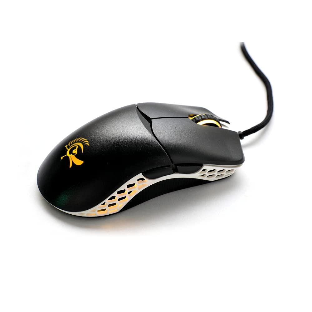 Ducky Feather Gaming Maus 65g – Symmetrisch für Rechts- & Linkshänder – PixArt 3389 Sensor mit 16.00